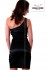 Saténové šaty Cocktail Dress - Černá